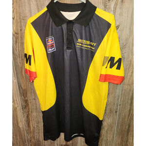 Red Bull KTM MotoRatt Racing Jersey Short Sleeve Shirt Size 2XL Black Yellow